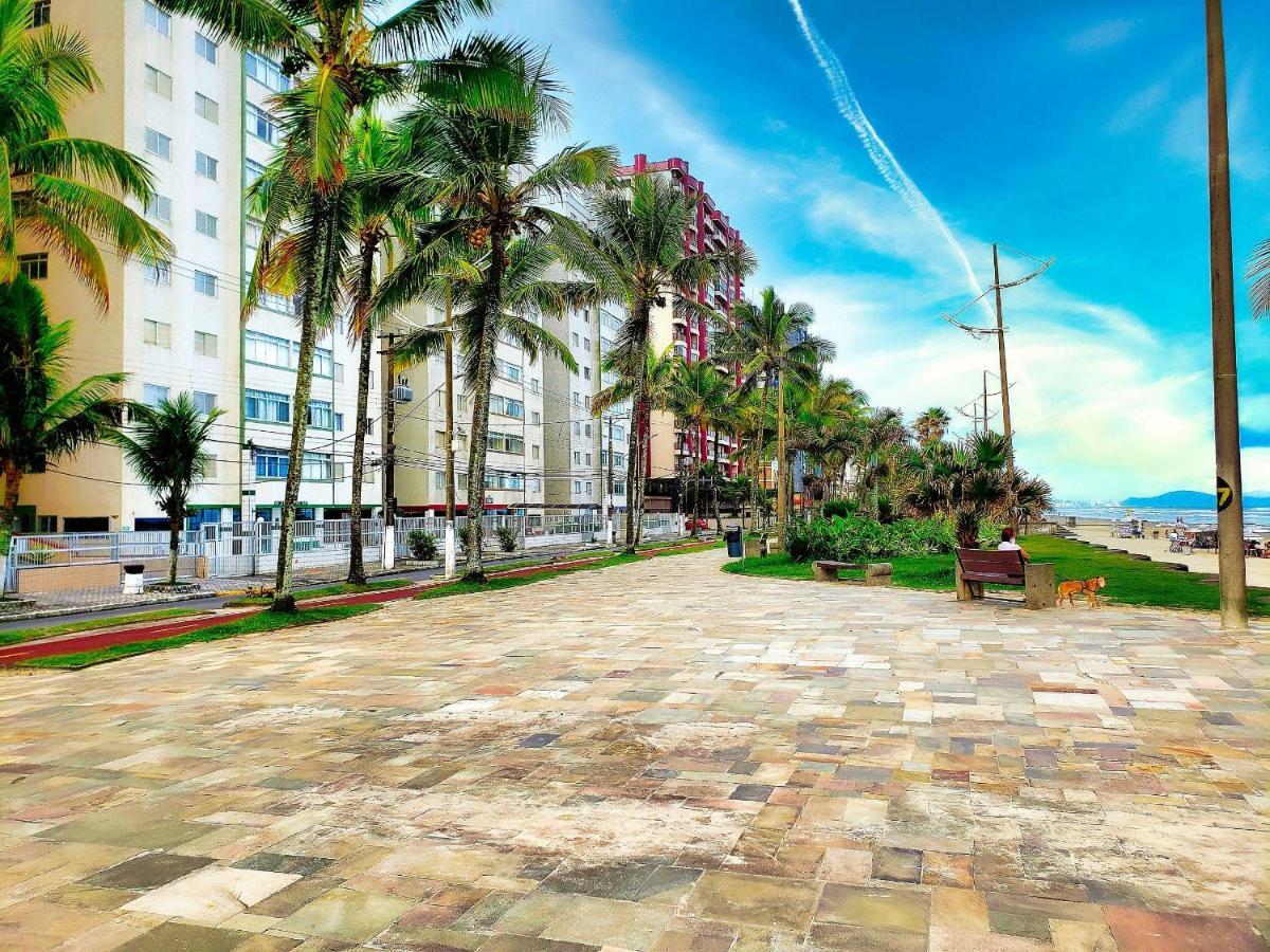 Apartamento Na Vila Caicara Em Predio Frente Mar Com Excelente Localizacao Por Reserva Praia Praia Grande  Buitenkant foto
